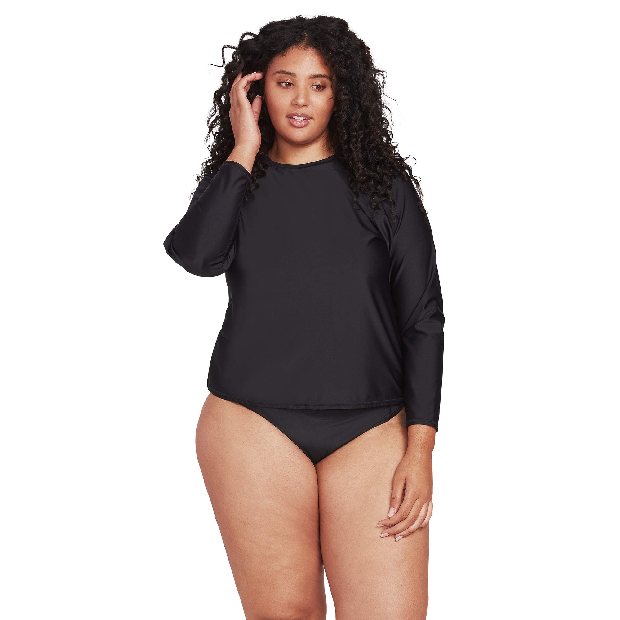 Volcom Simply Core LS maillot premium en nylon stretch durable