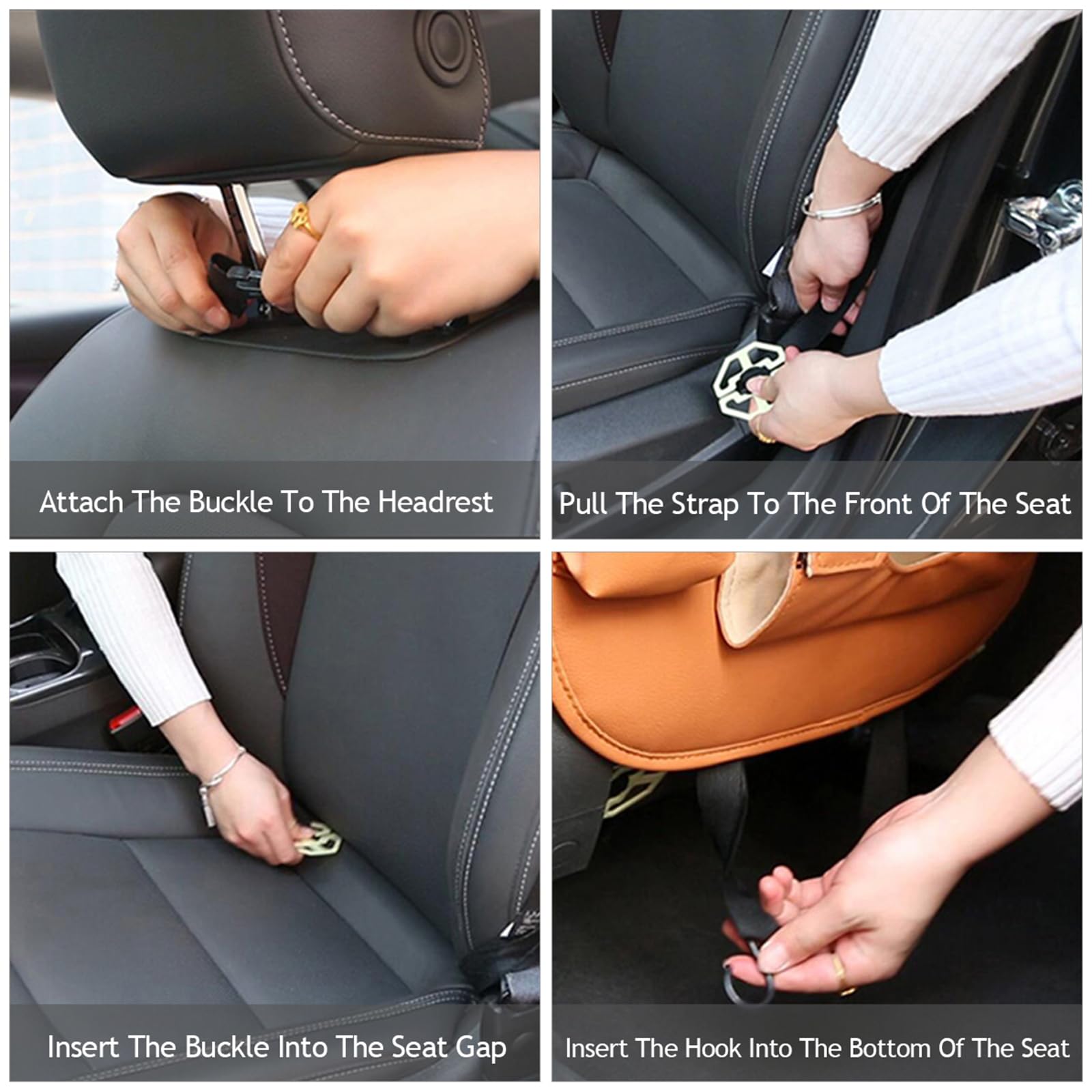 Car Organizer Child With Large Tablet Holder And Touch Function - Easy Attachment To Each Seat [1 Piece] - Backrest Cover Made Of Extra Thick Felt - Organizer Car For Storage And - View #2