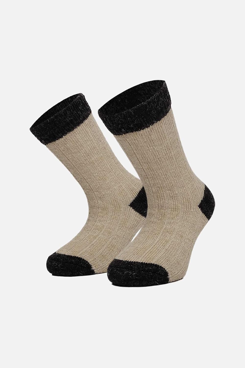 mam mısırlı Alpaca Wool Socks for Kids, Children Alpaca Wool Winter 2 Pairs Socks - Soft, Warm, and Cozy Crew Socks for Kids