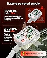 Vista 3 de Saker Bomba de transferencia de combustible alimentada por batería, bomba de combustible portátil automática con parada automática, manguera extra