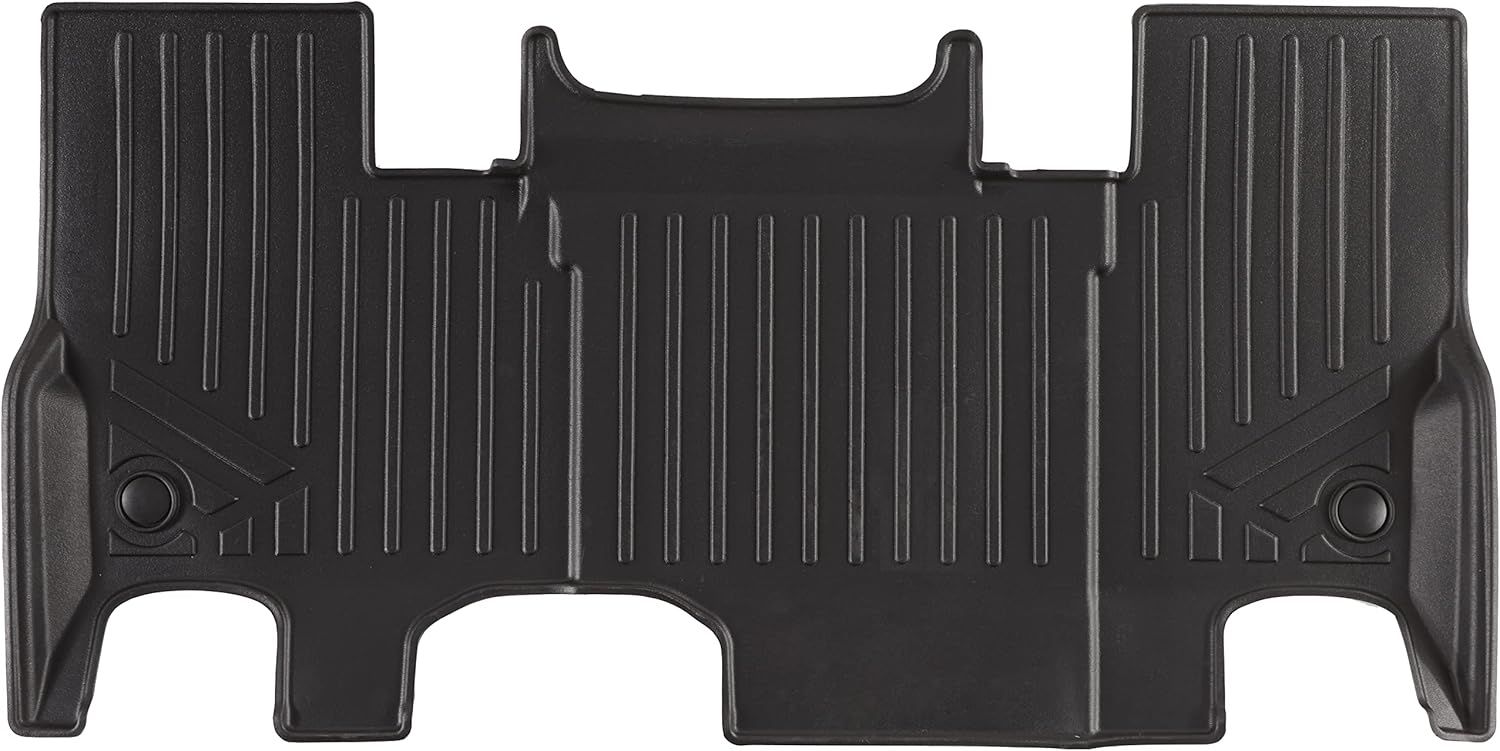 SMARTLINER All Weather Custom Fit Black 3rd Row Floor Mat