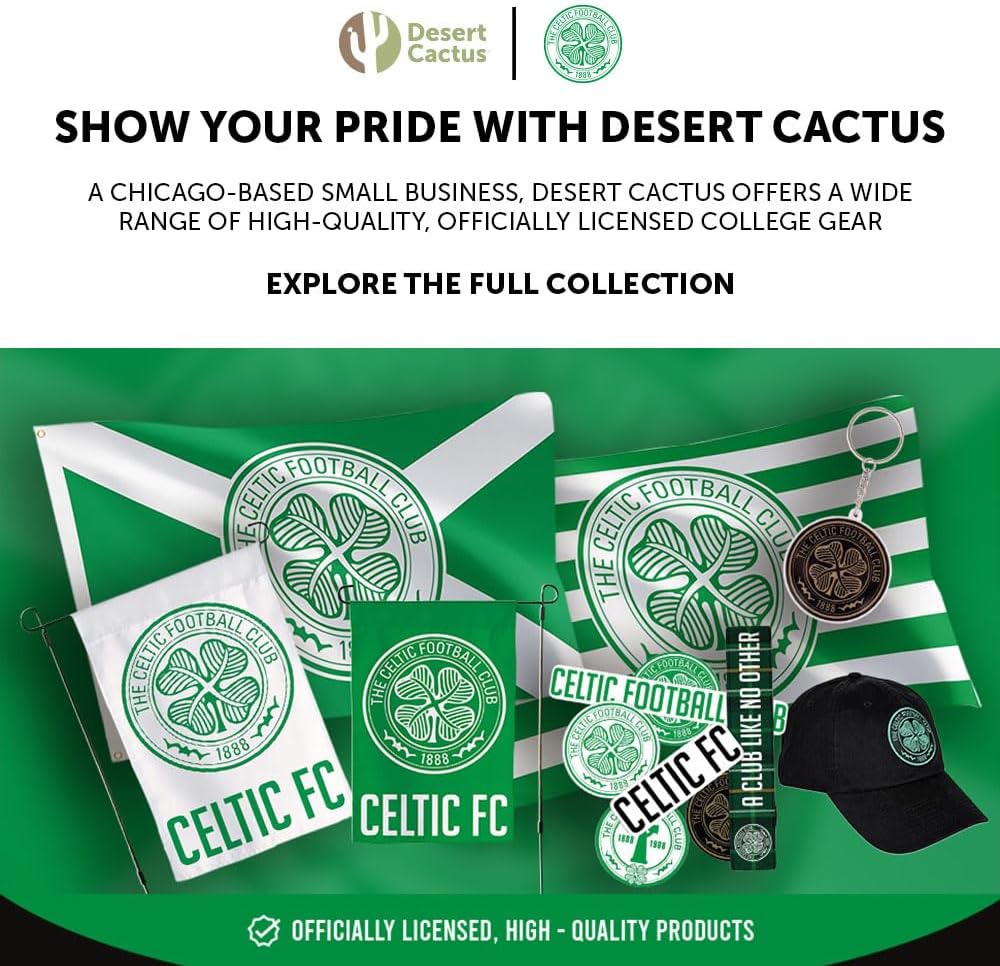 Desert Cactus Celtic FC Baseball Hat Scottish Bhoys Celts Football Soccer Brimmed Embroidered Hats Cap
