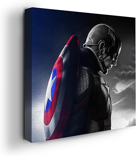 Miniatura 121 de MAVIS PRINT Dead Poool - Decoración de pared Marval de 12 x 16 pulgadas, impresión HD y marco de madera, decoración moderna de pared para Annt