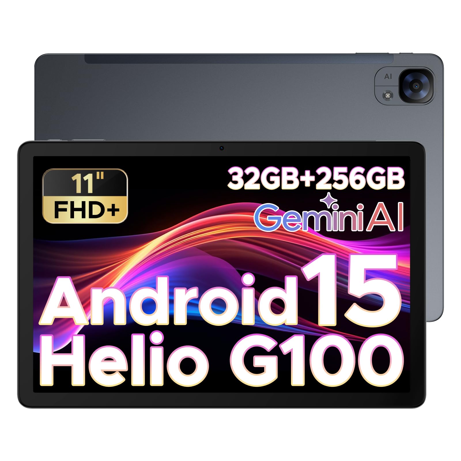 DOOGEE Tab E3 Tablet 11 Pulgadas, 32GB RAM + 256GB ROM/TF 2TB Tablet Android 15, Helio G100, Tablets 4G Dual SIM+ WiFi 5G, 8800mAh, Gemini AI, 13MP+5MP/GPS/BT5/OTG/FACE ID/Doble Altavoces/Jack 3.5mm 2 71Ypswp6T3L