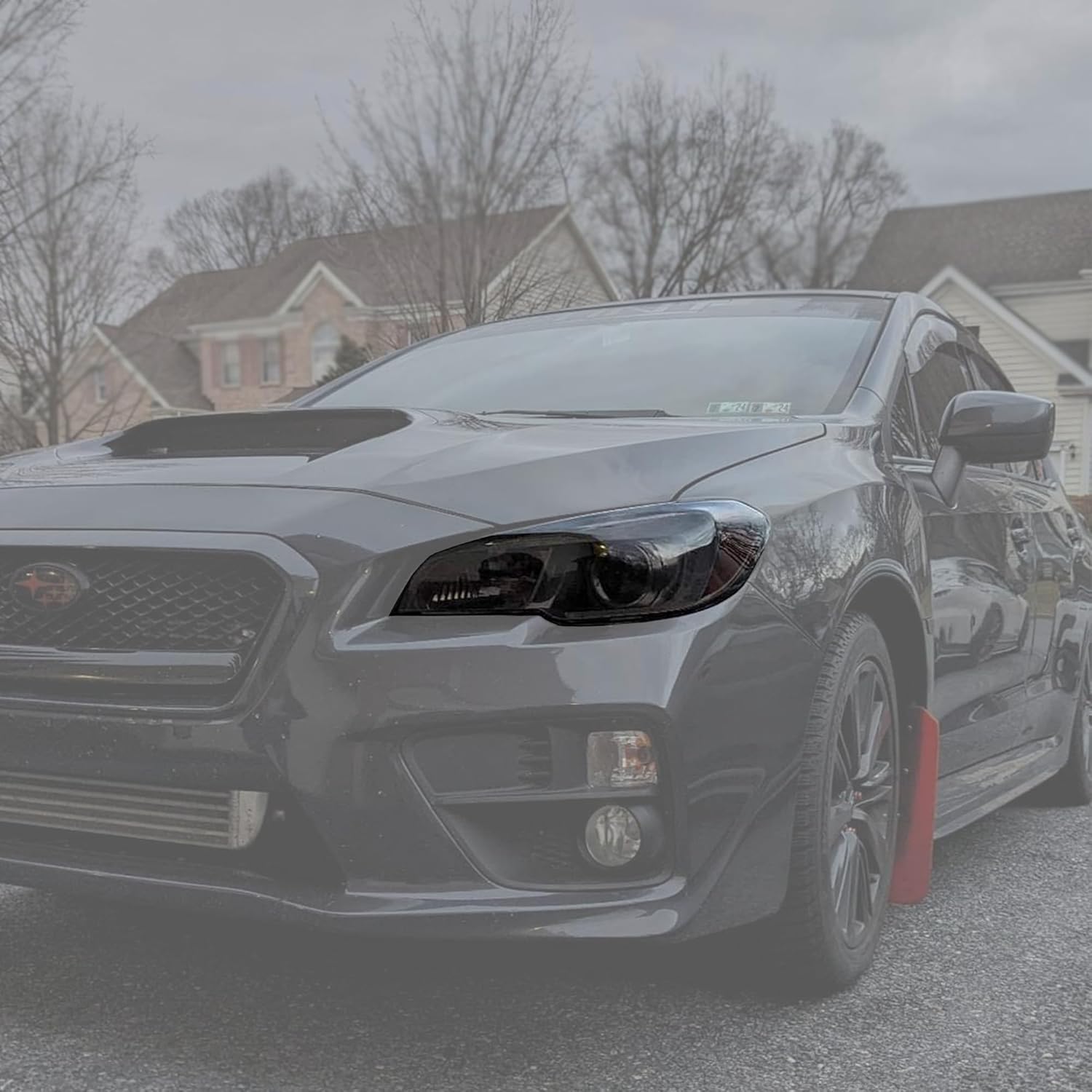 Smoked Acrylic Head Light Lamp Covers for Subaru WRX/STI 2015-2021