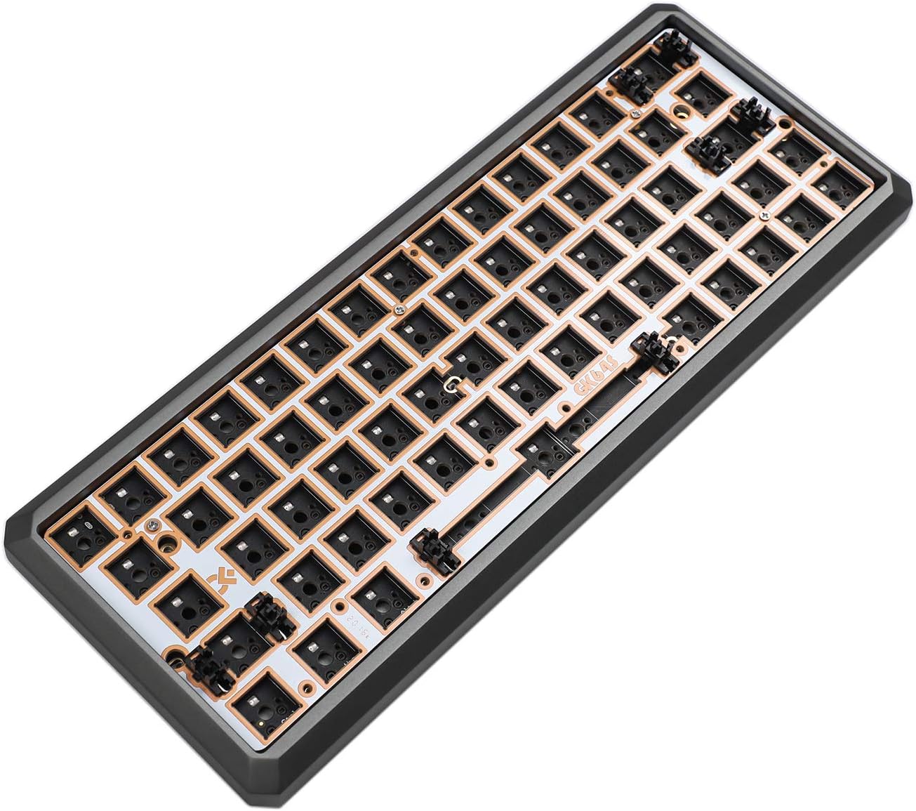 GK64 GK64X Wired Hotswap Type C RGB PCB CNC Case Keyboard kit