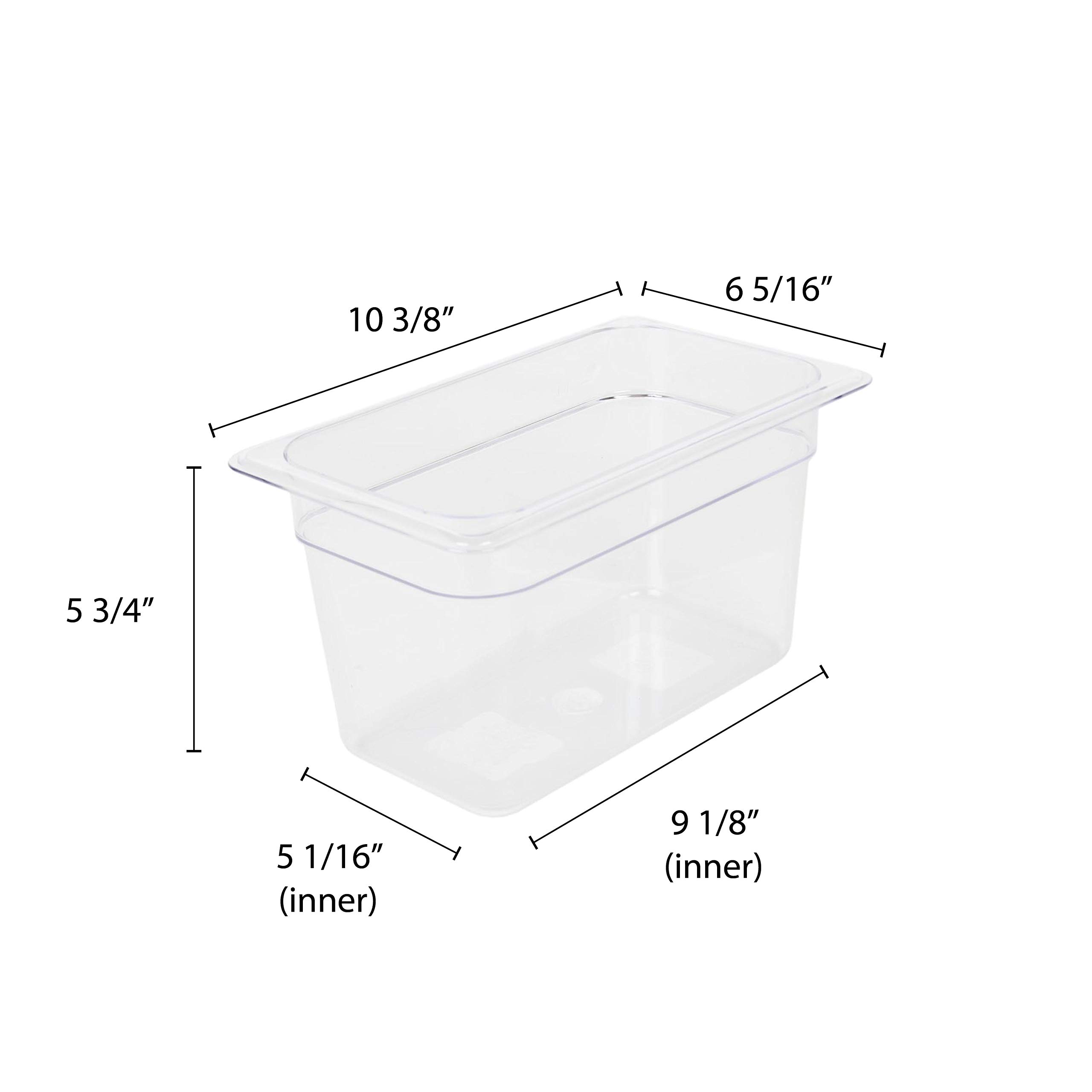 Amazon | Thunder Group フードパン 1/4 深さ 150mm クリア