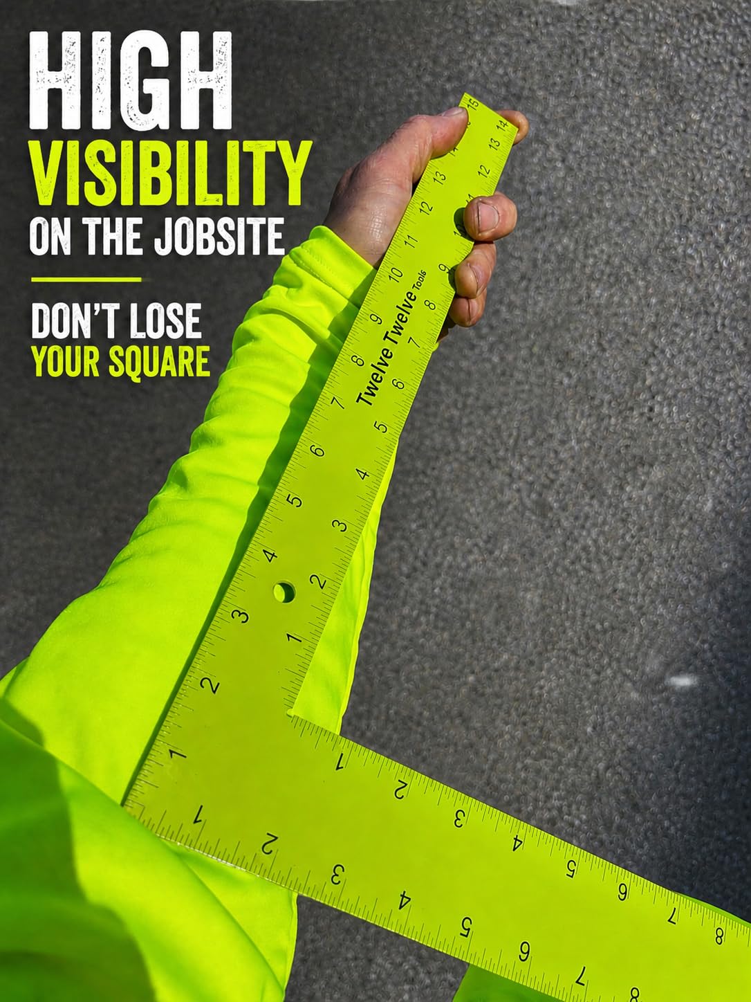 Carpenter Square - High Visibility Framing Square -5 Carpenter Square - High Visibility Framing Square -5