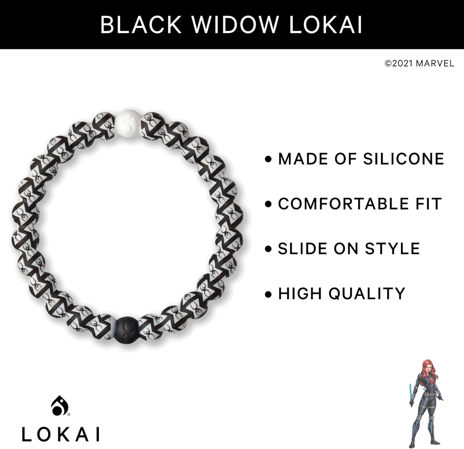 Lokai The Marvel Collection Bracelets Silicone Beaded Bracelets for