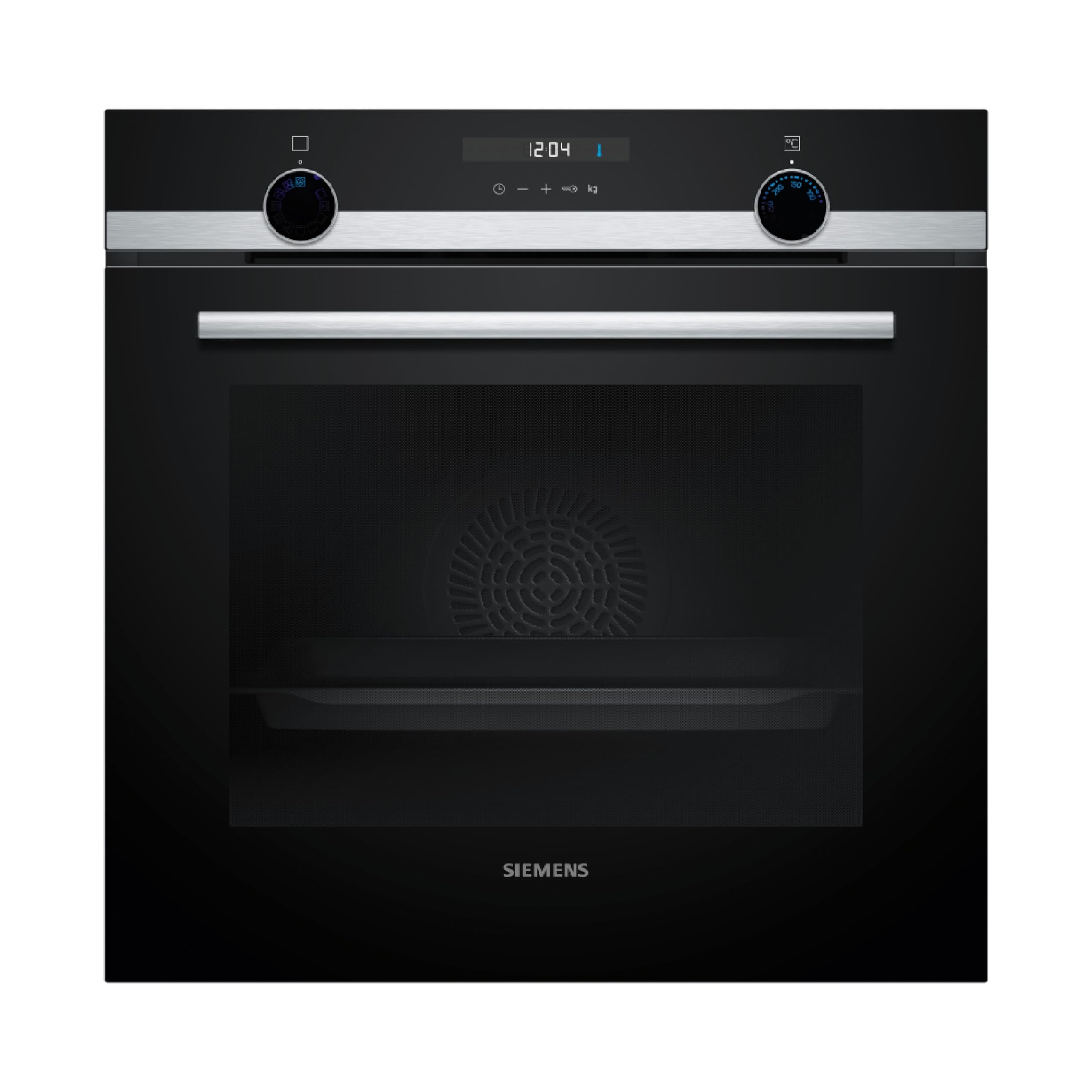 Siemens HB517GBS3, iQ500, Einbau-Backofen 60 x 60 cm, Hydrolytische Reinigungshilfe, lightControl für intuitive Bedienung, 3D Heißluft, cookControl10 Automatikprogramme, Schnellaufheizung, softMove