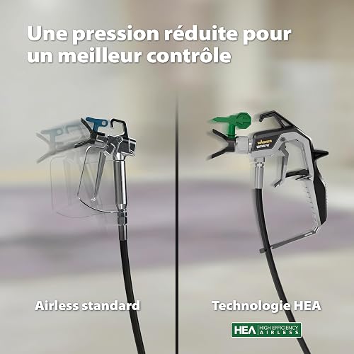 WAGNER Système de Peinture par pulvérisation Airless Control Pro 350 M pour peintures murales, sous Couches, Vernis & lasures, Protection du Bois et Anti-Corrosion, 15 m²-2 Min, Tuyau 15 m - 10