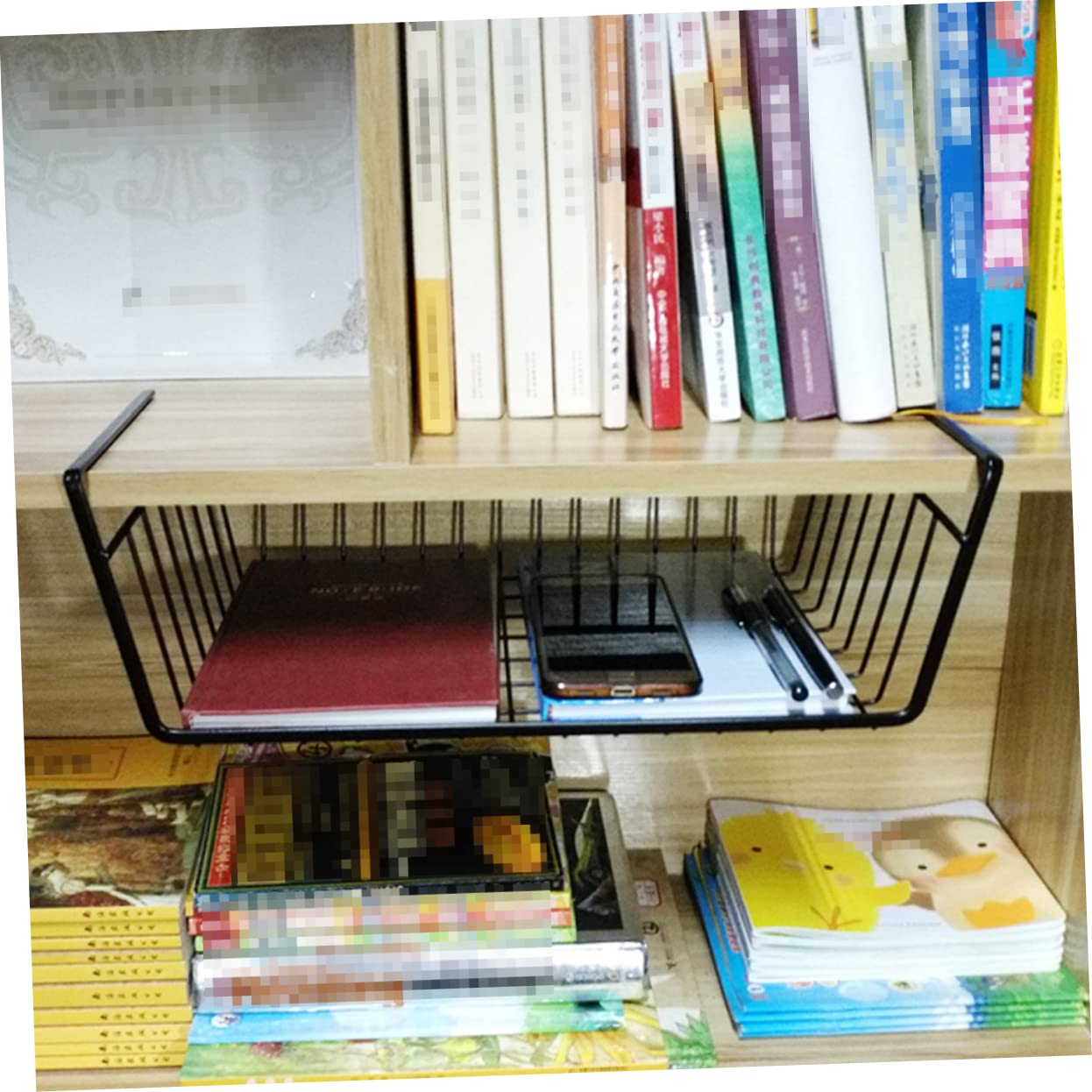 MAGICLULU 2stücke Edelstahl Aufbewahrungskorb Für Unterregal Kleiner Drahtkorb Zur Organisation Von Küche Bad Und Büro Idealer Schrank-organizer Für Platzsparende Lösungen Und Einfache