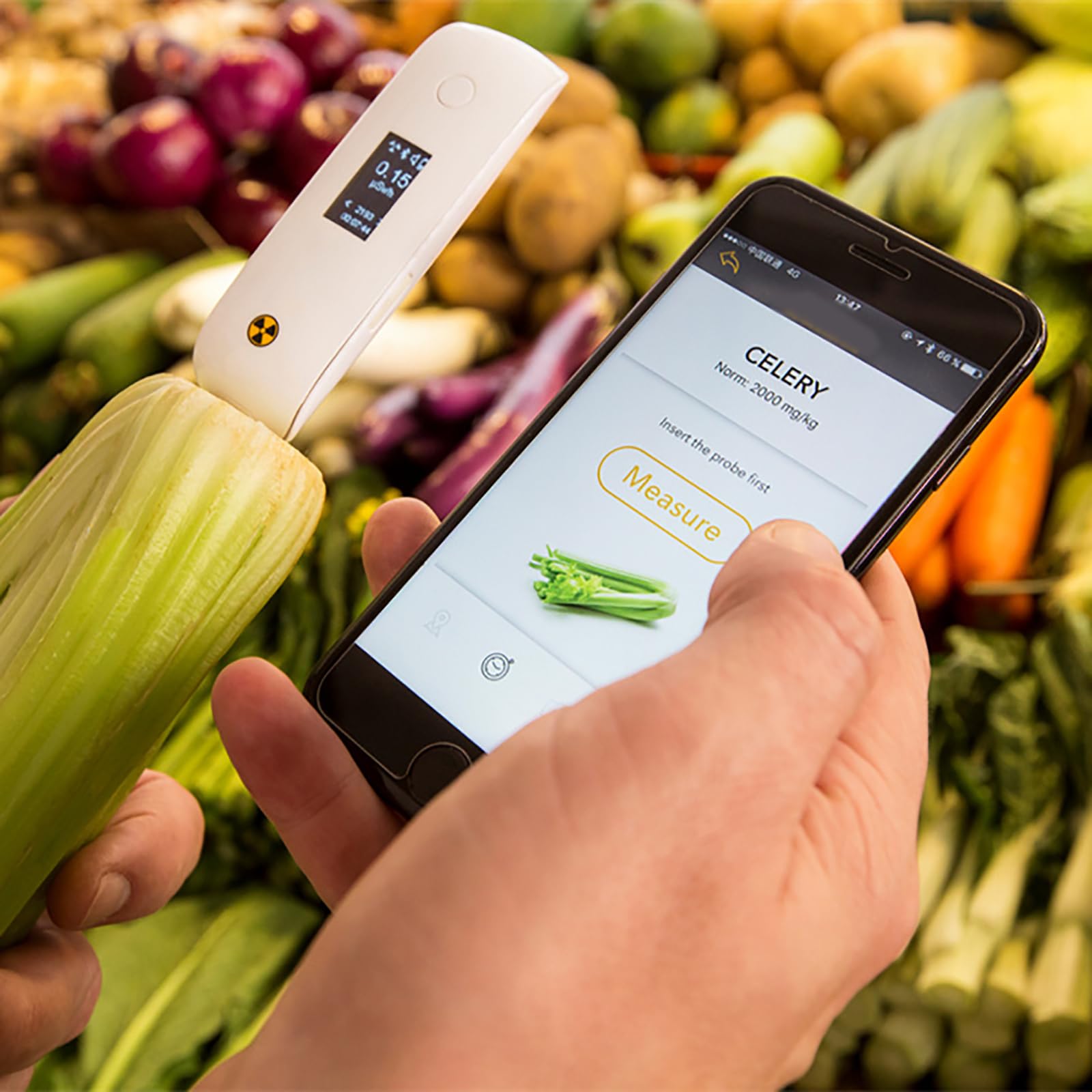 Testeur numérique de nitrate alimentaire, détecteur de nitrate de viande, fruits et légumes, avec qualité d'eau TDS, plage de 0 à 9999 mg/kg, précision 0,1, pour la santé à domicile et la restauration