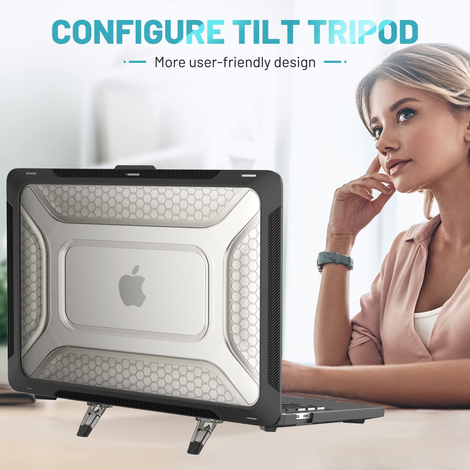 TYTX Custodia Macbook Nuovo Air 13.6 Pollici M2 A2681 Con Touch ID