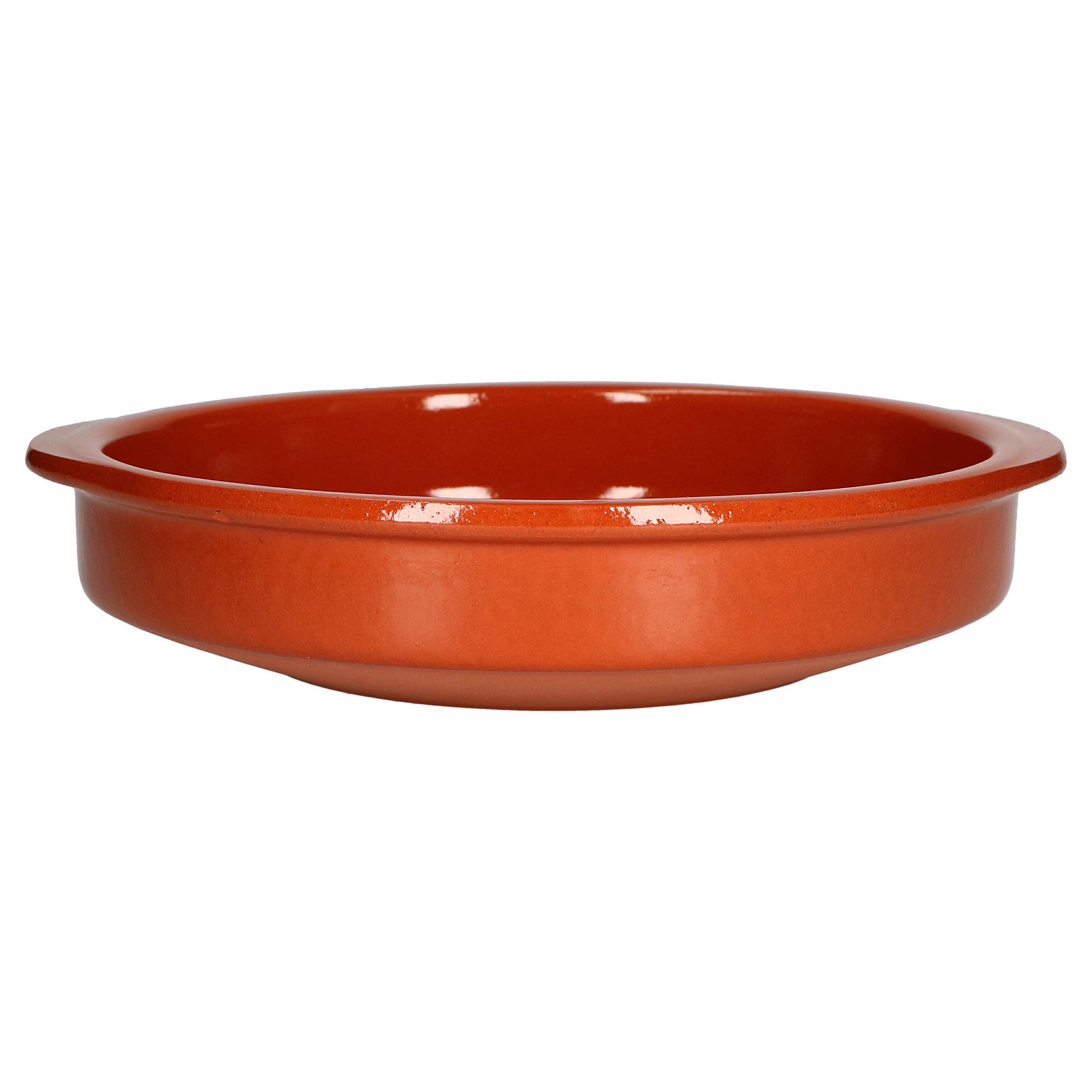 MamboCat Cazuela mit Griff 12er Set Schalen Bernd 850ml Auflaufform rund 24cm aus Ton glasiert Größe XL I Ton hitzebeständig für Auflauf Tiramisu Fingerfood I Unikat Handarbeit Vintage I Mittelalter
