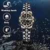 Watches Women Men Watches: 3ATM Waterproof Calendar Diamond-shaped Analogue Quartz Couple Watches Women's Watches Stainless Steel Bracelet Watch with Luminous Hands Gifts for Women Men