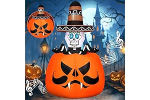 6 FT Halloween Inflatable Tardis Light up Lawn Decoration