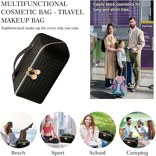 Miniatura 5 de MLAY Bolsa de cosméticos, negro (Mysterious Black), Negro