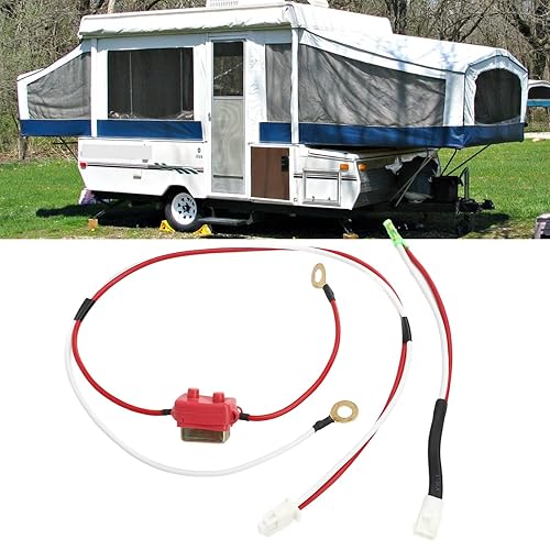 Miniatura 2 de 4749B5531, arnés de cableado de batería de 15 amperios duradero para campista emergente