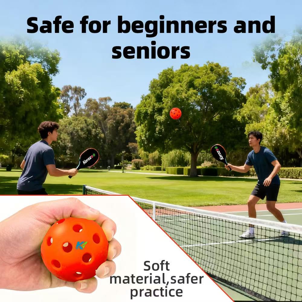 Palline da pickleball arancioni