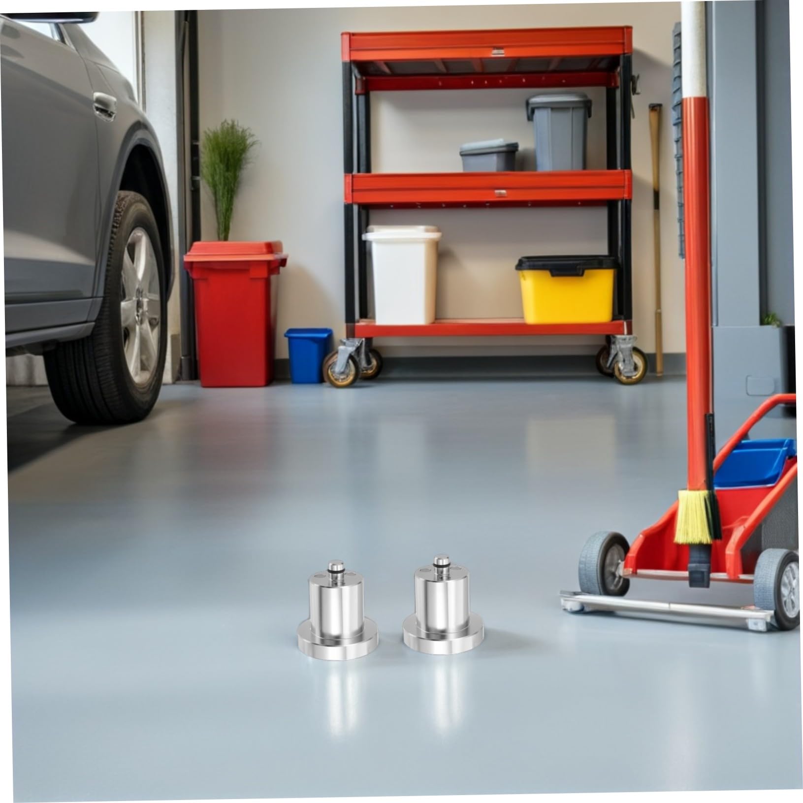 VALICLUD 4 Pièces Adaptateurs Aluminium pour Cales de Levage Jack Pads Tampons Anti-vibration et Antidérapants pour Suv Voitures Électriques Entretien