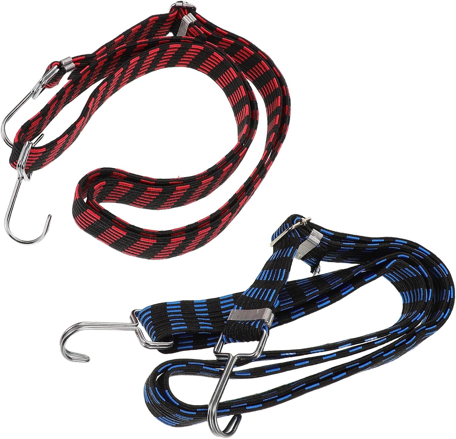 COHEALI 2pcs Elastic Bike Luggage Strap with Quick Adjustments for Travel
