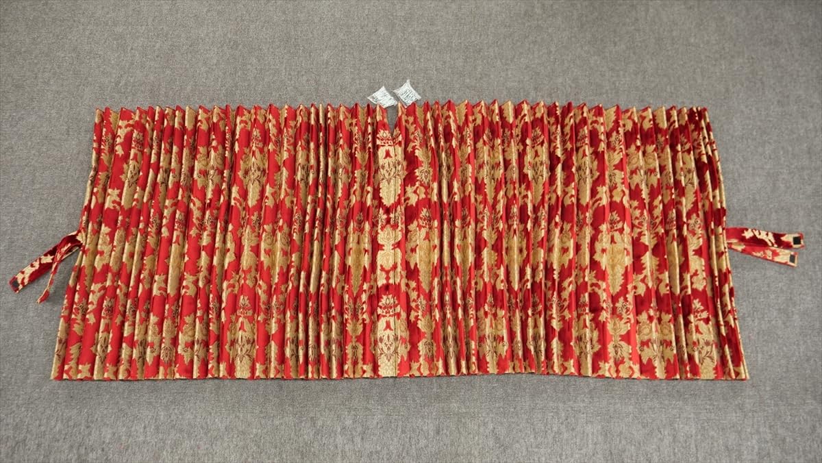 Amazon.co.jp: 仮眠カーテン 裏地付 オスカー 赤 レッド 800×2400 2枚