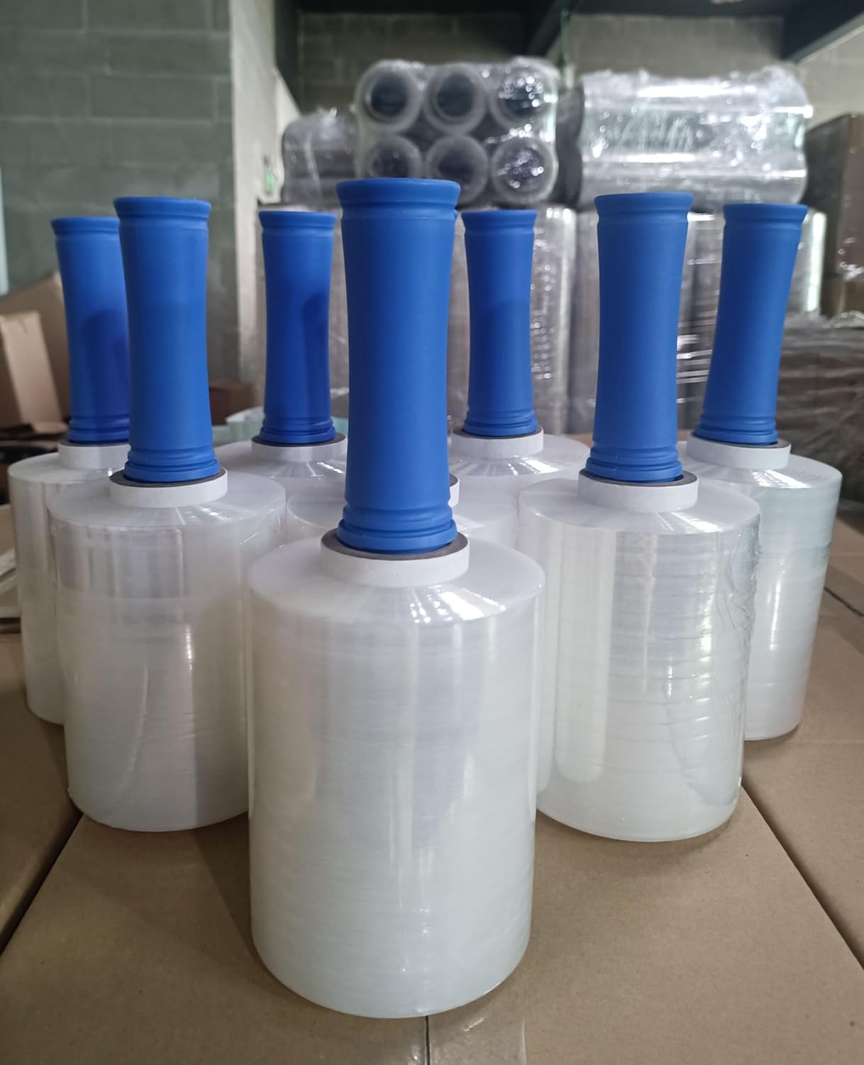 Stretch Wrap 5.11"×1000' Plastic Wrap Roll for Moving Shipping Wrap