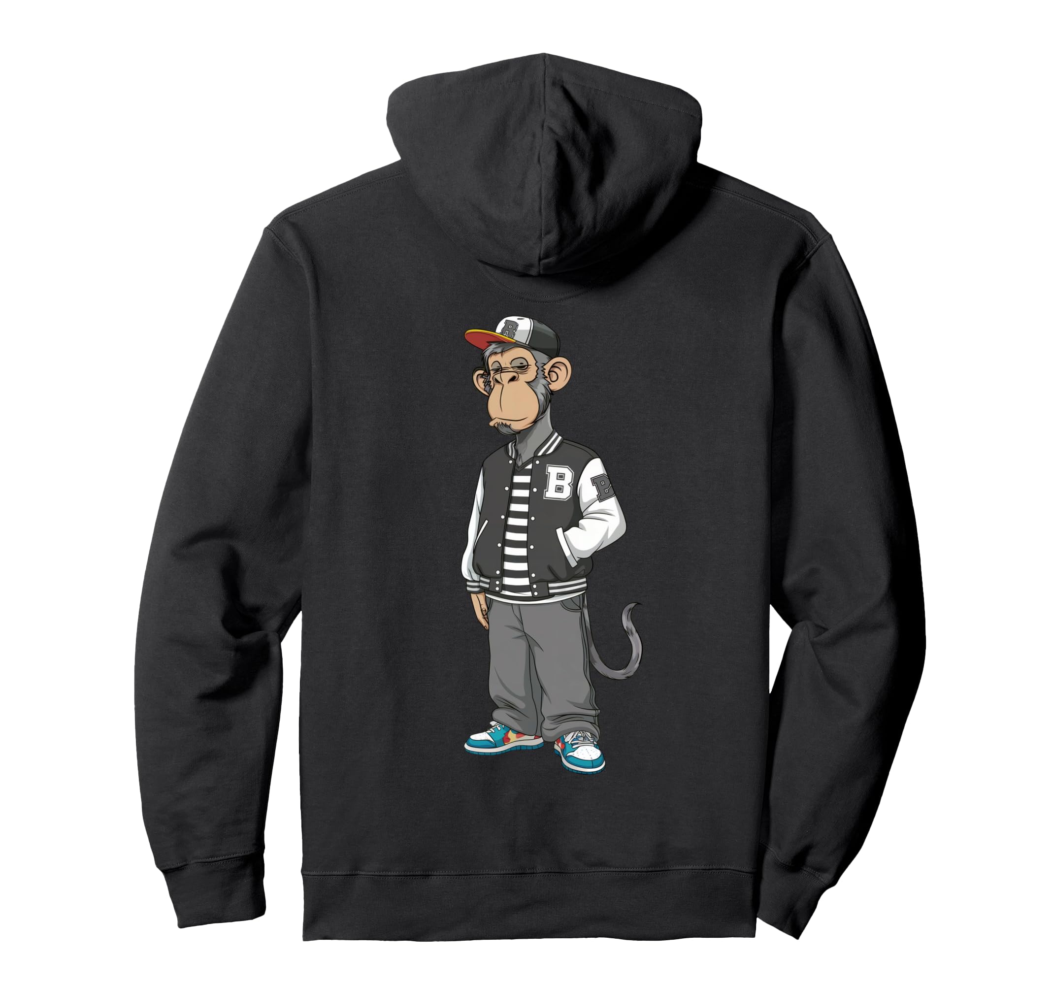 urban hip hop streetwear ape funny cool novelty graphic Pullover Hoodie