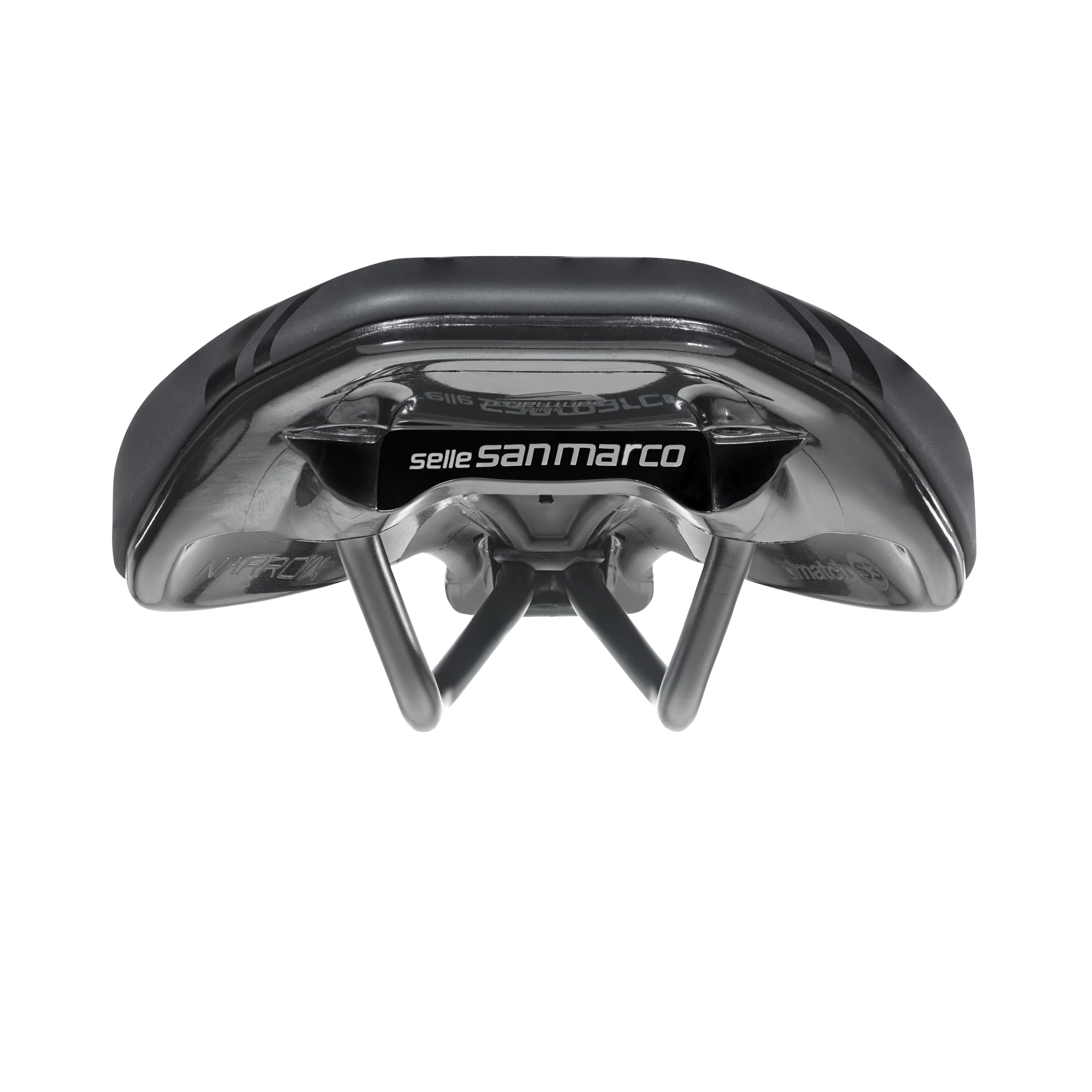 Selle San Marco GROUND Shield Dynamic – Sella MTB/Off-Road con Protezione Fango, Foro Centrale Open Fit, Telaio in Acciaio Manganese