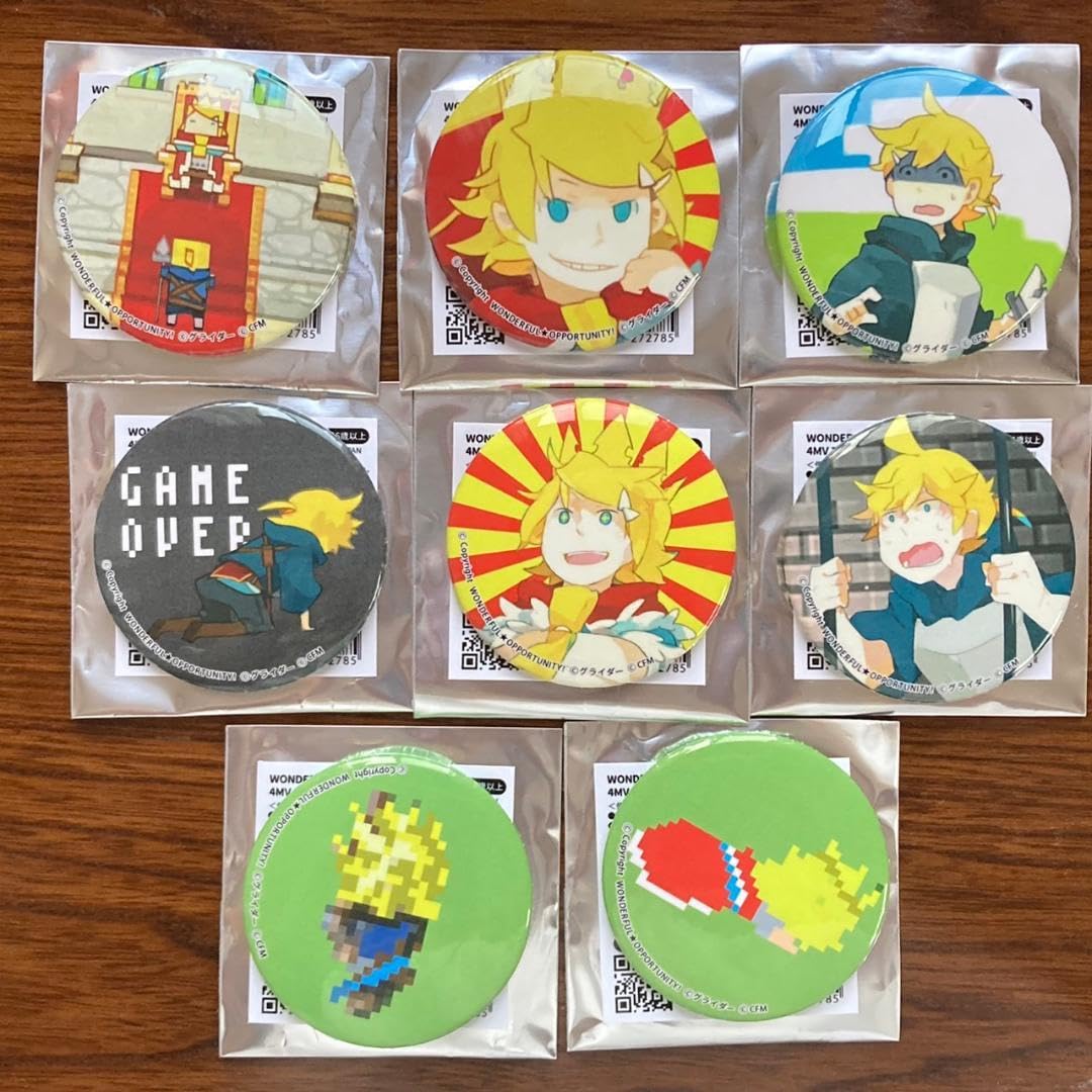 Amazon.co.jp: 鏡音リン 鏡音レン ワンオポ 缶バッジ : おもちゃ 