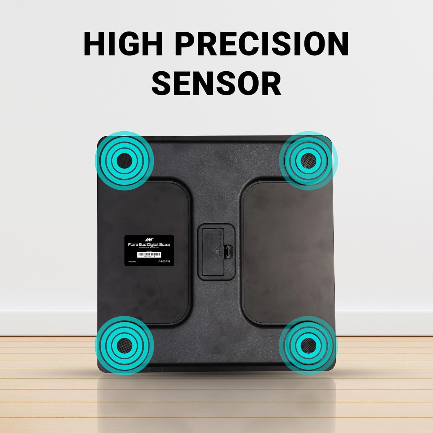 ANT Flora Bud Digital Weighing Scale, Highly Accurate Digital Bathroom Body Scale, Precisely Measures Weight up to 180Kg LCD 3 71YpyTltF4L. SL1500