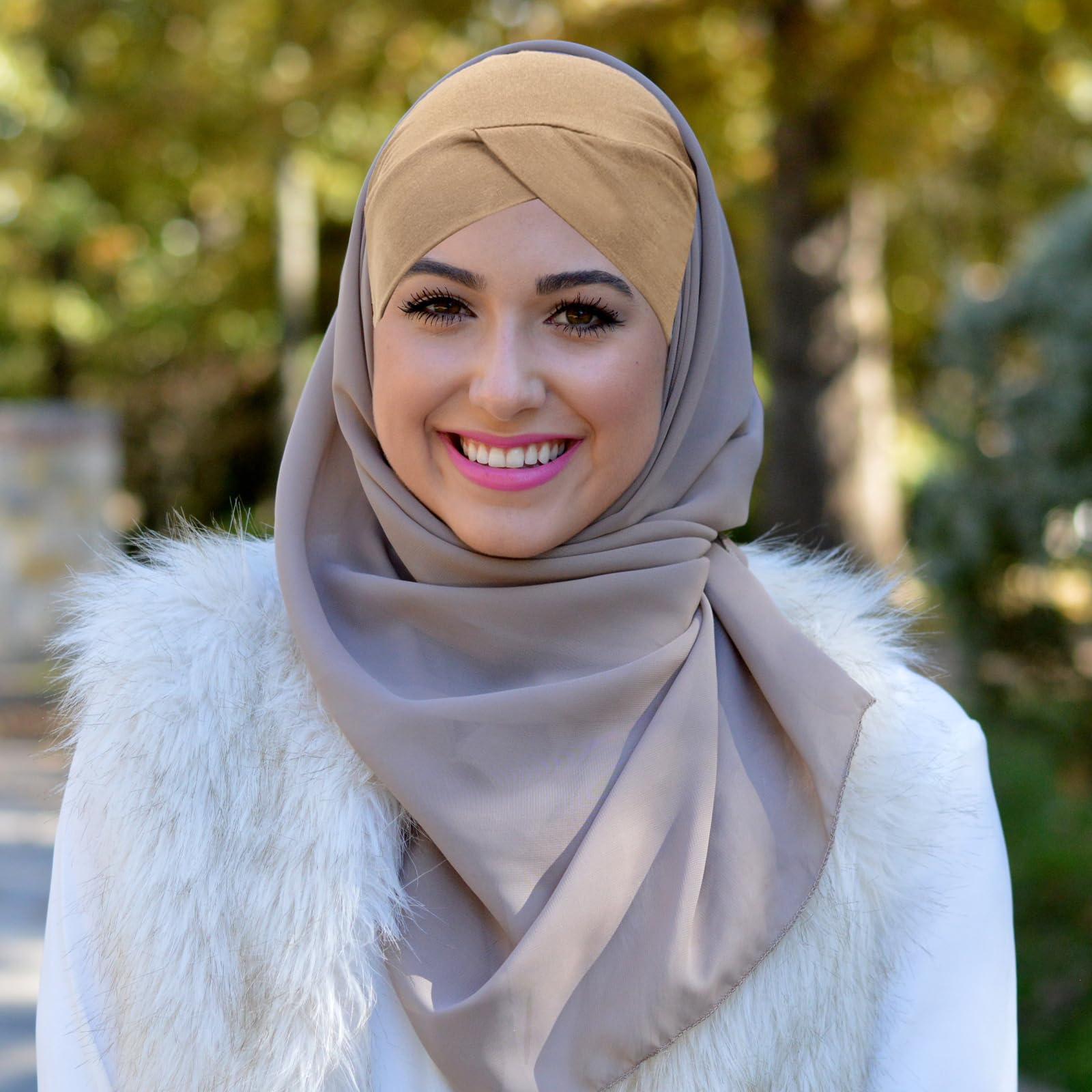 XEPST 4 PCS Hijab Undercap pour les Femmes, Musulman Islamique Sous Hijab Casquette Croix Turban Underscarf Undercap Bonnet Intérieur Foulard Bandeau Turbans pour Femmes Chimio Chapeaux Bonnet de Nuit