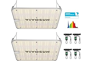 BestVA VS1000 Grow Light: 2 x 2 Ft Full Spectrum LED Plant Light