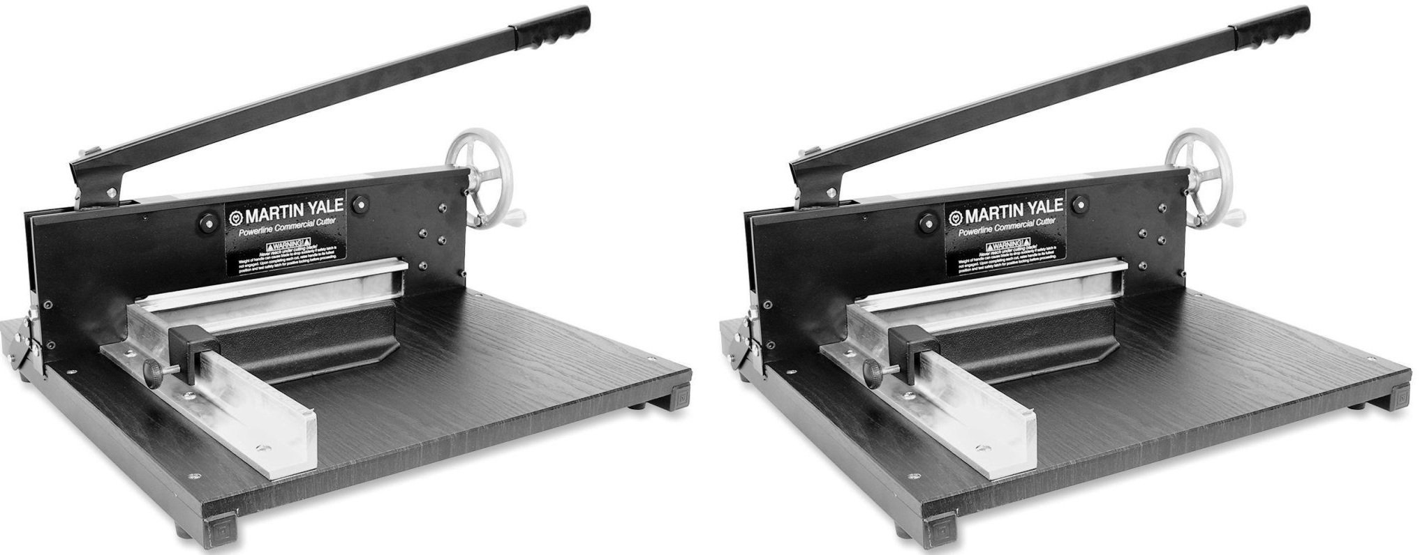 Martin Yale 7000E Paper Cutter (Pack of 2), Commercial 200-Sheet Stack, 12" Cutting Length, 1 1/2" Thickness Capacity