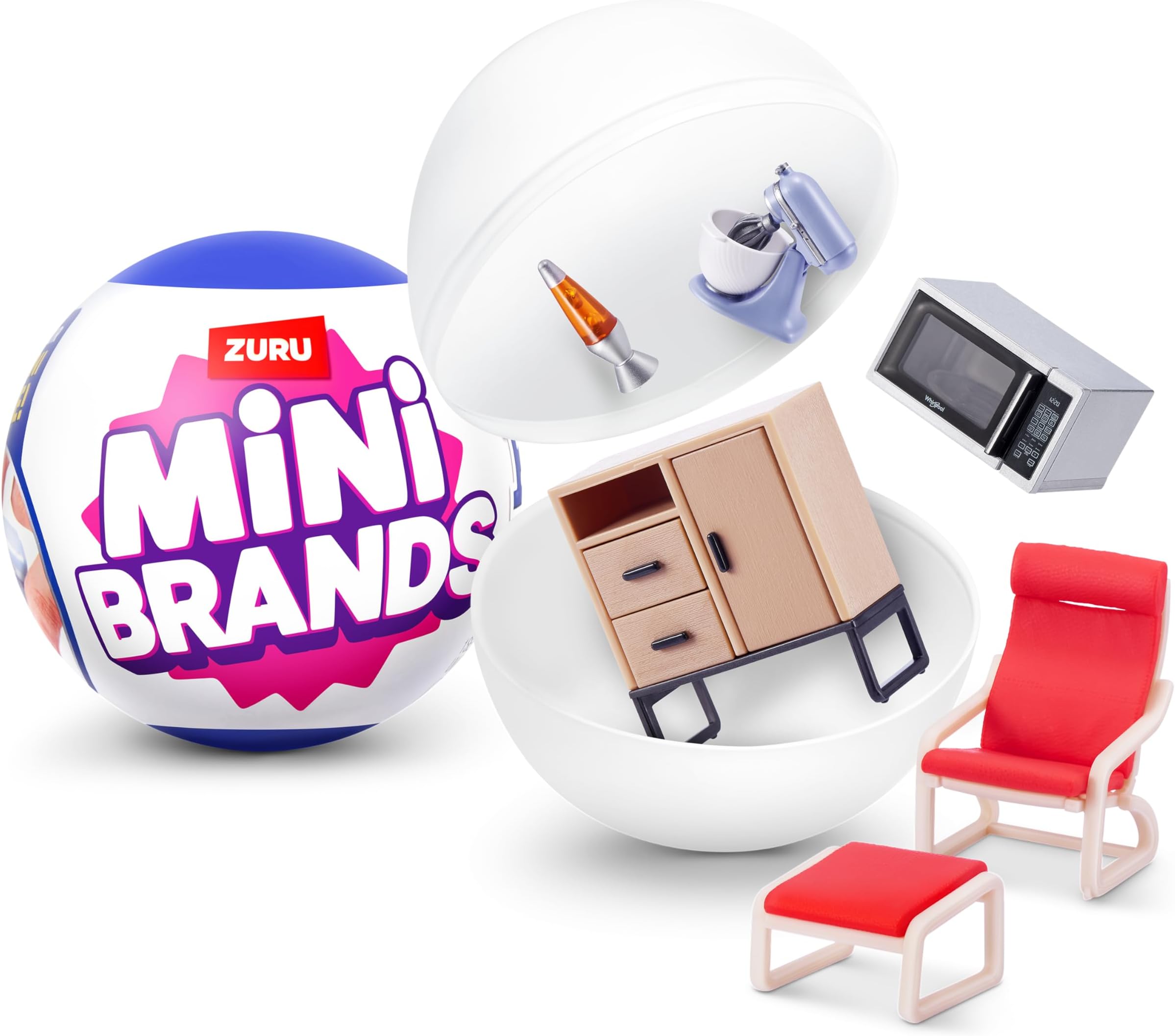 Mini Brands Home Capsule by ZURU, Surprise Home with Collectible Minis, Blind Packaging, Home Themed Collectibles