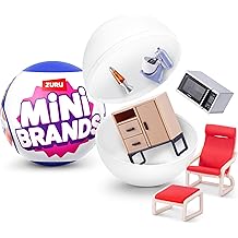 Mini Brands Home Capsule by ZURU, Surprise Collectable Minis in Blind Packaging, Home-Themed Miniature Toys, Great Gifts for Girls and Kids