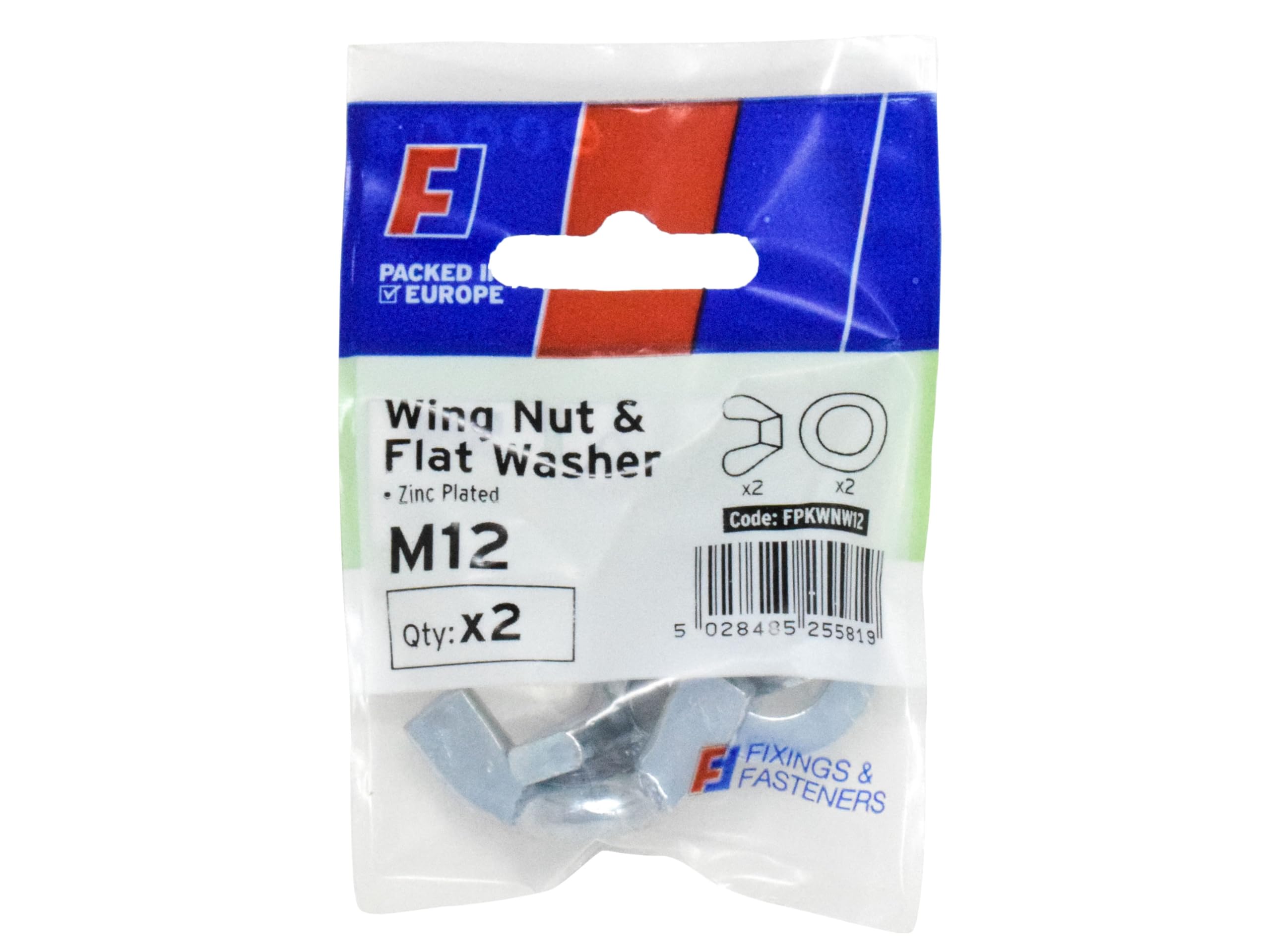 Forgefix Wing Nut & Washer M12 ForgePack 2, provide a convenient alternative to standard Hex Nuts, and allow hand tightening.