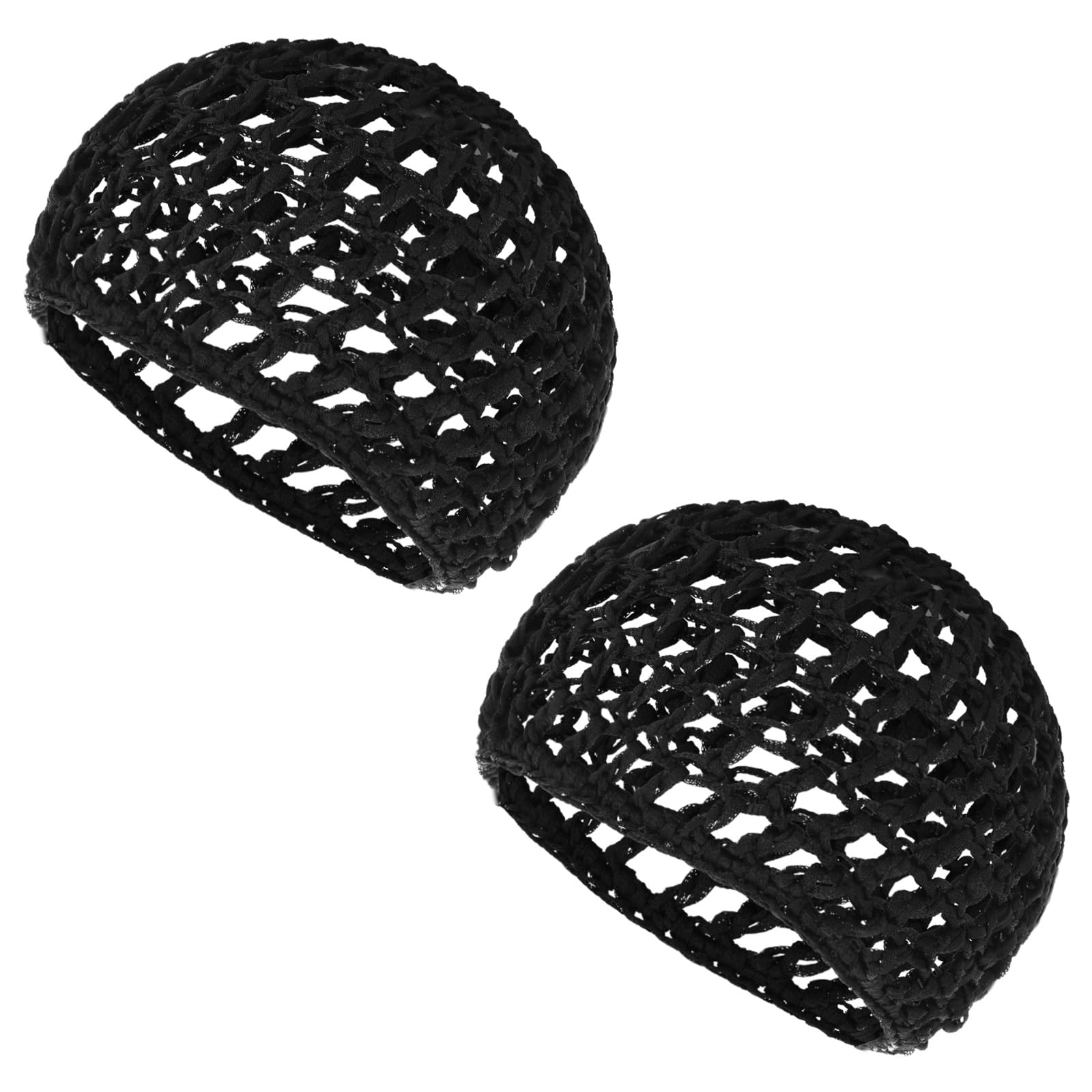 YUXIANLB Cuffia per capelli in maglia lavorata all'uncinetto, morbida rayon, traspirante, per dormire, doccia, trucco, copertura spessa, notte, casa, viaggi, accessori