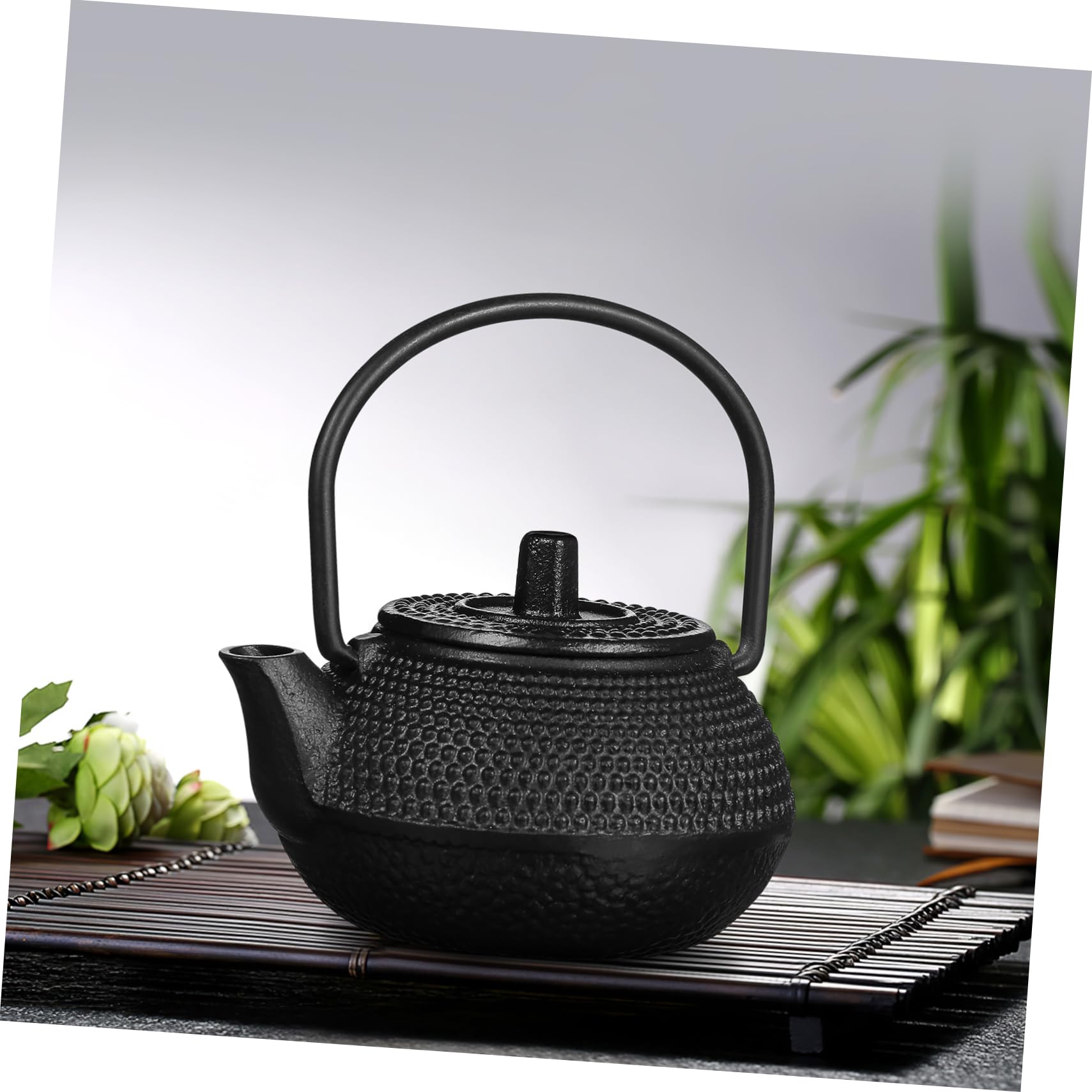 PRETYZOOM 12 Piezas De Tetera De Hierro Fundido Accesorio De Juego De Té Tetera Antigua De Porcelana De Cerámica Juguete Para Juego De Simulación Pequeña