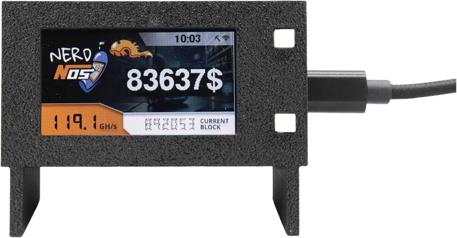 Nerdminer Nerdnos Open Sources Bitcoin Solo Miner 80-120ghs 8W USB Powered BM1397 Asic Chip Bitcoin Lottery Miner