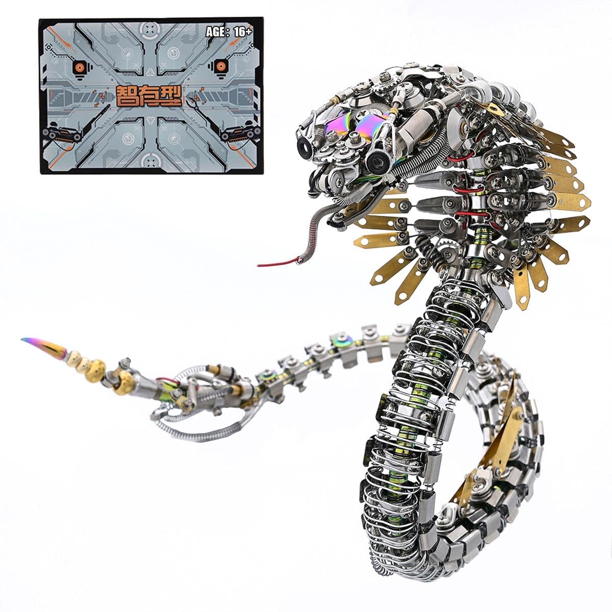 Amazon.com: XMBRICDIYY 3D Metal Puzzle Snake Model Kit for Adults