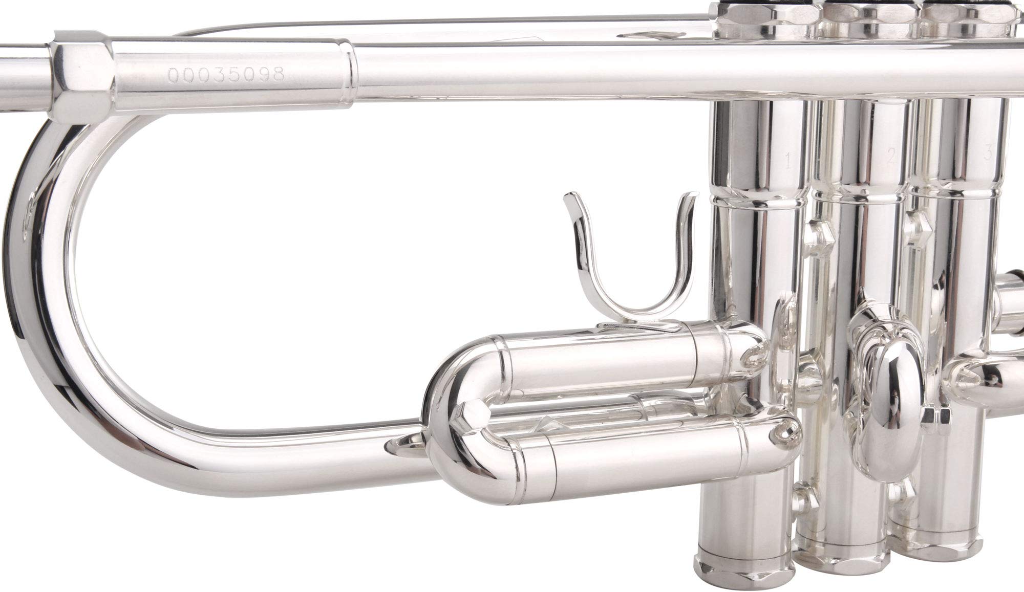Classic Cantabile TR-40S Bb-Trompete (Schallbecher 125 mm, Ventile Edelstahl, Stimmzug Neusilber, Koffer, Mundstück) silber