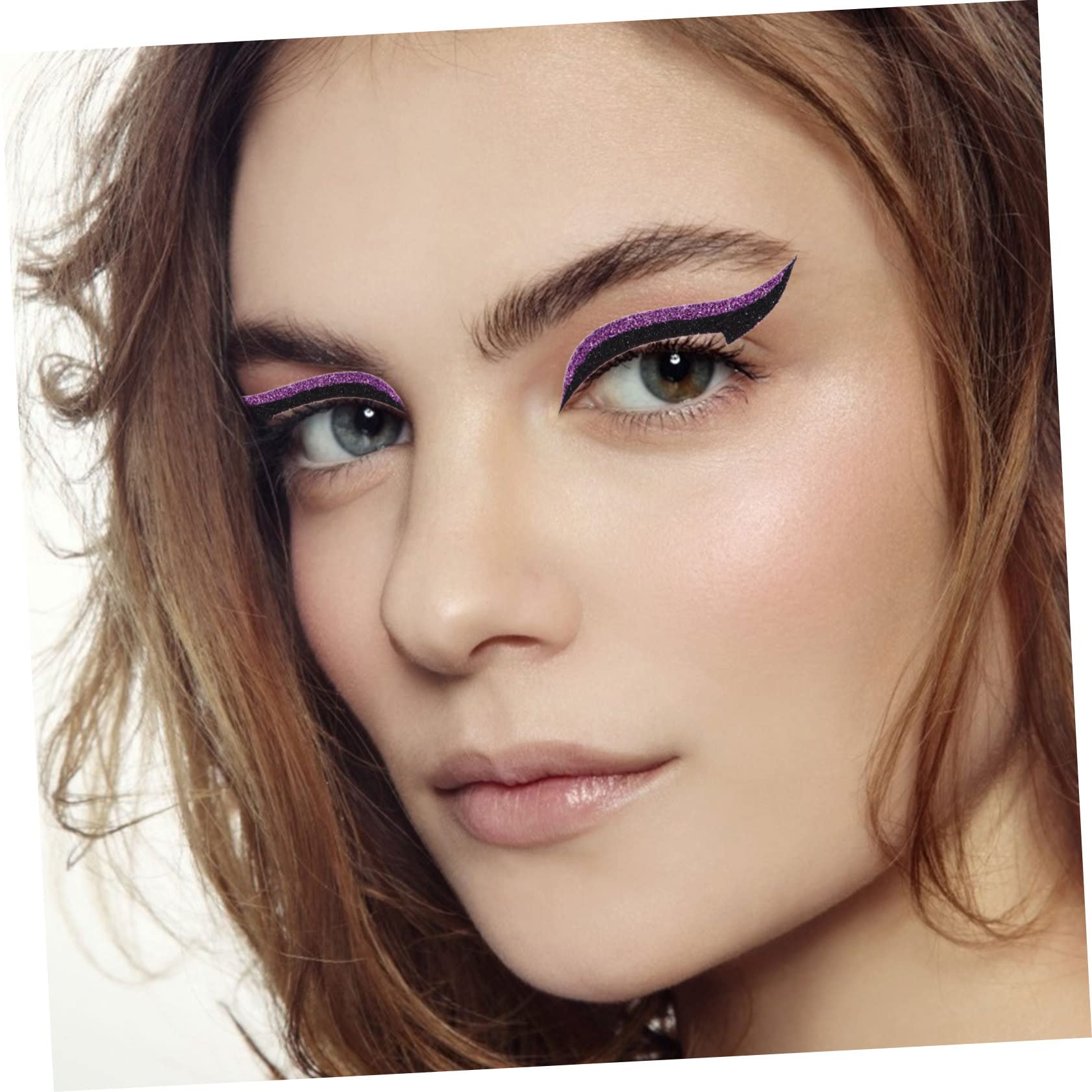 Beaupretty 120 Pares Delineador de ojos cinta adhesiva para párpados delineador instantáneo pegatinas etiqueta engomada de la piel del ojo tiras de doble párpado apliques herramienta