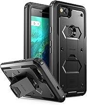 i-Blason Armorbox - Funda para Google Pixel 2, [protector de pantalla integrado] [cuerpo completo] [protección resistente] [soporte de soporte] [clip para cinturón] funda de parachoques con reducción
