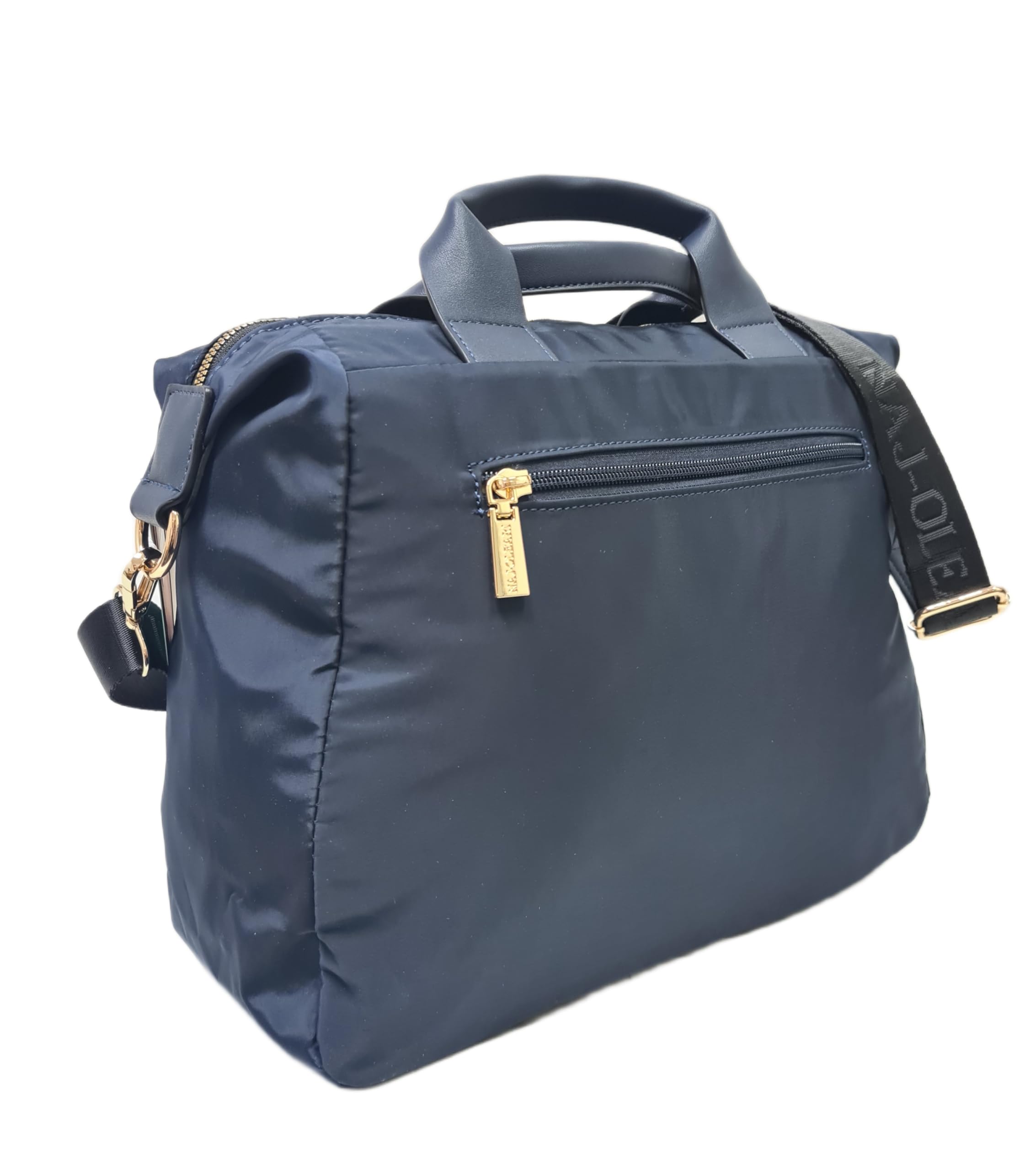 NAJ-OLEARI Borsa Donna In Nylon Cartella Multitasche Portadocumenti Multiuso ART. 61834 Prodotto Realizzato con 100% Nylon Riciclato (BLU)