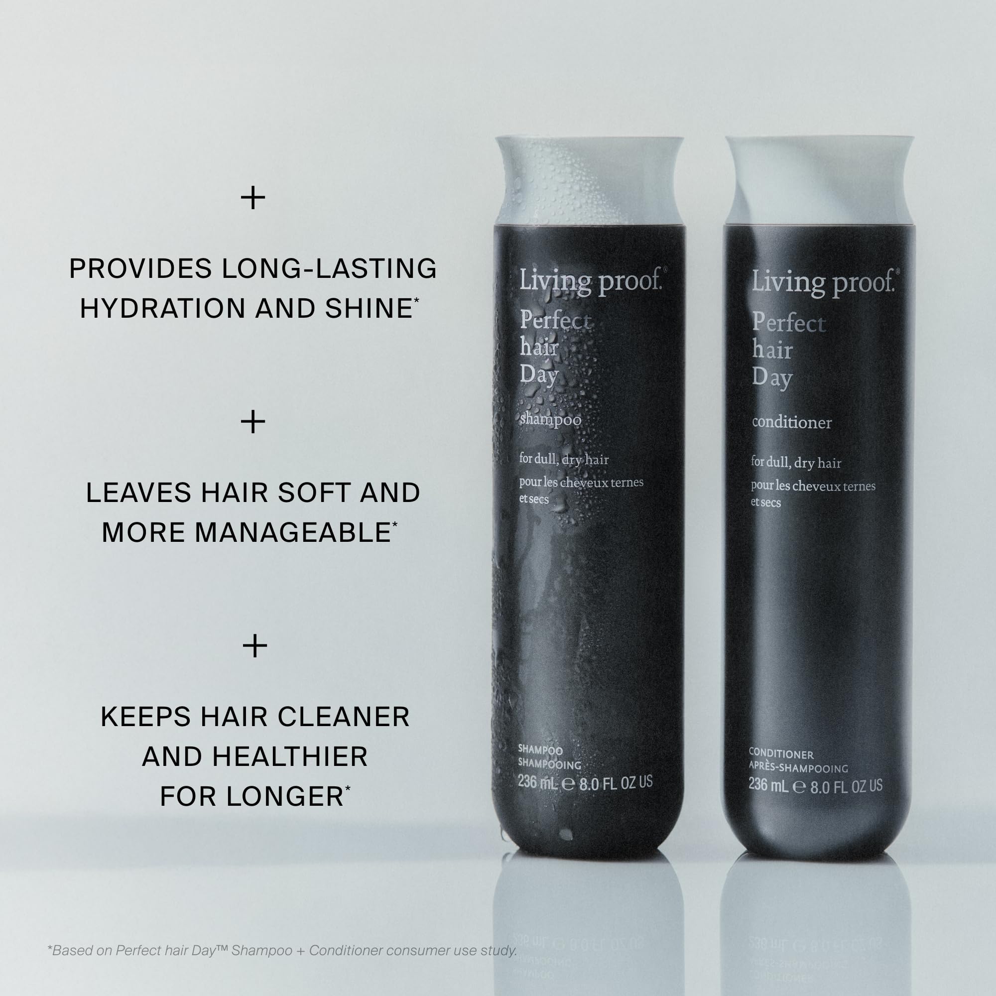 Living Proof Idealna odżywka do włosów na dzień 236 ml – Léger & Nourrissant – Pour Glight, Force & Douceur – Pour des Cheveux d'apparence saine