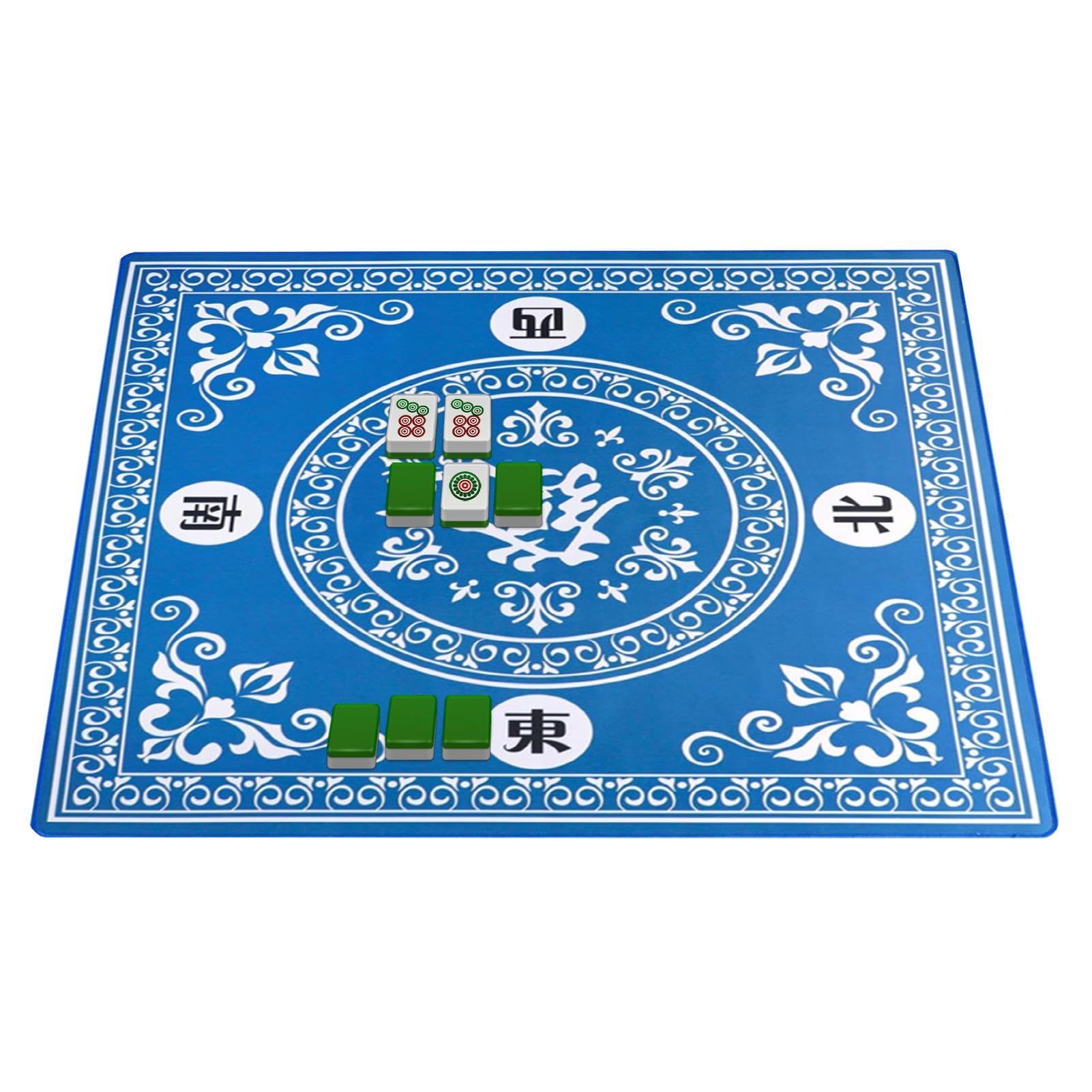 Mata stołowa Mahjong – 80 x 80 cm, kwadratowa mata na stół do gier