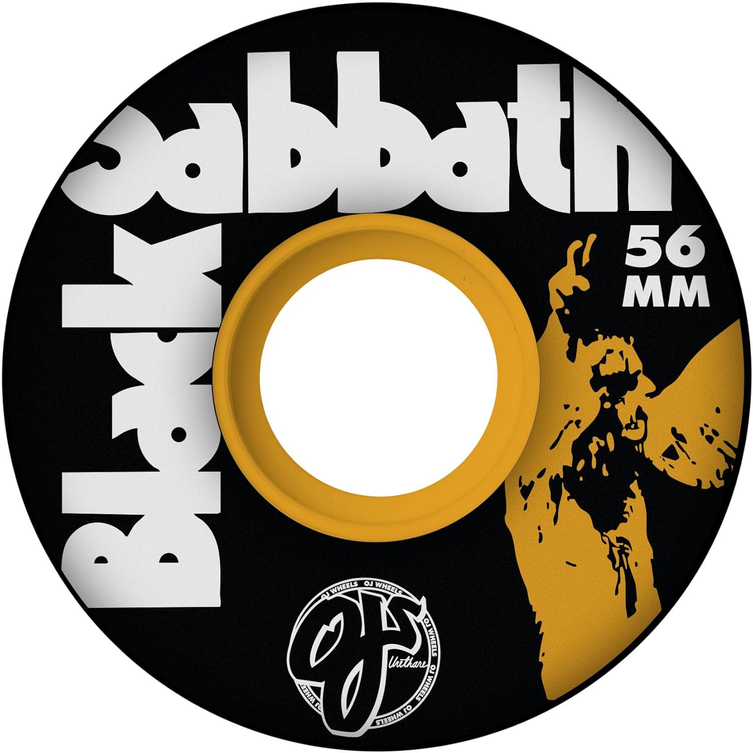 OJ 56mm Black Sabbath Vol 4 Keyframe Black 78a Skateboard Wheels