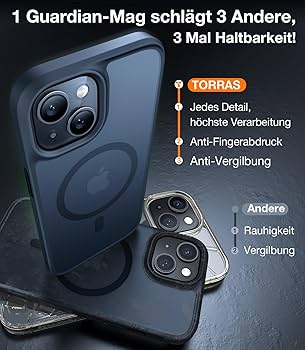 Apple iPhone 15 256GB ブラックTORRAS ケース付き Amazon.com: TORRAS Magnetic Shockproof for iPhone 15 Case iPhone